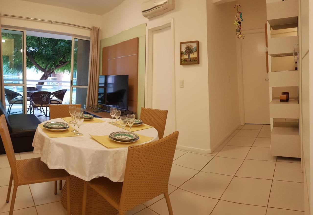 Palm Beach Porto Das Dunas, Apartamento Todo Climatizado Terreo A 350 Metros Beach Park أكويراز المظهر الخارجي الصورة