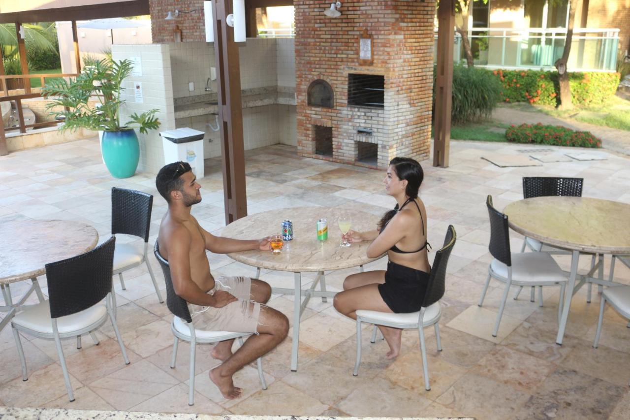 Palm Beach Porto Das Dunas, Apartamento Todo Climatizado Terreo A 350 Metros Beach Park أكويراز المظهر الخارجي الصورة