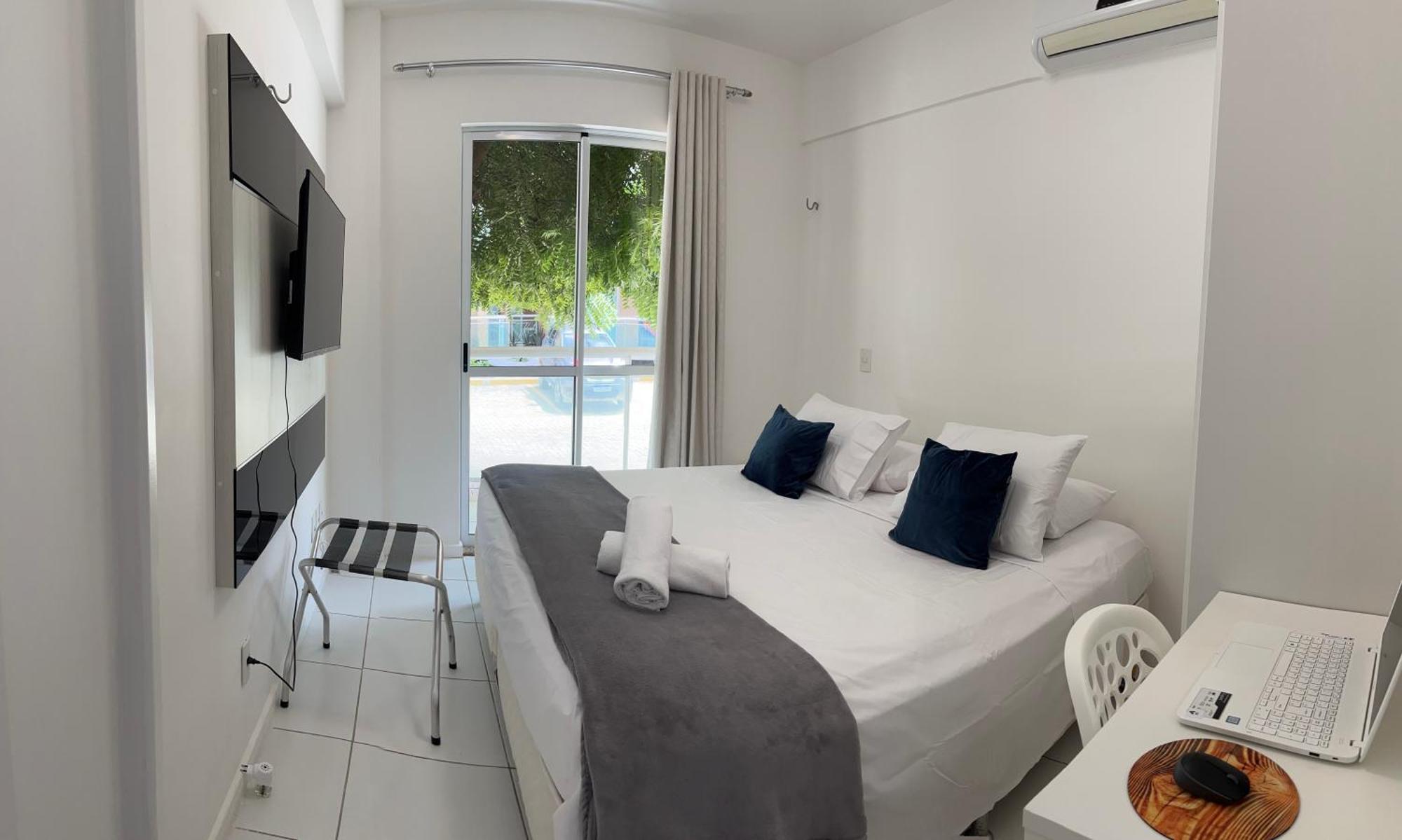 Palm Beach Porto Das Dunas, Apartamento Todo Climatizado Terreo A 350 Metros Beach Park أكويراز المظهر الخارجي الصورة